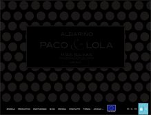 Tablet Screenshot of pacolola.com